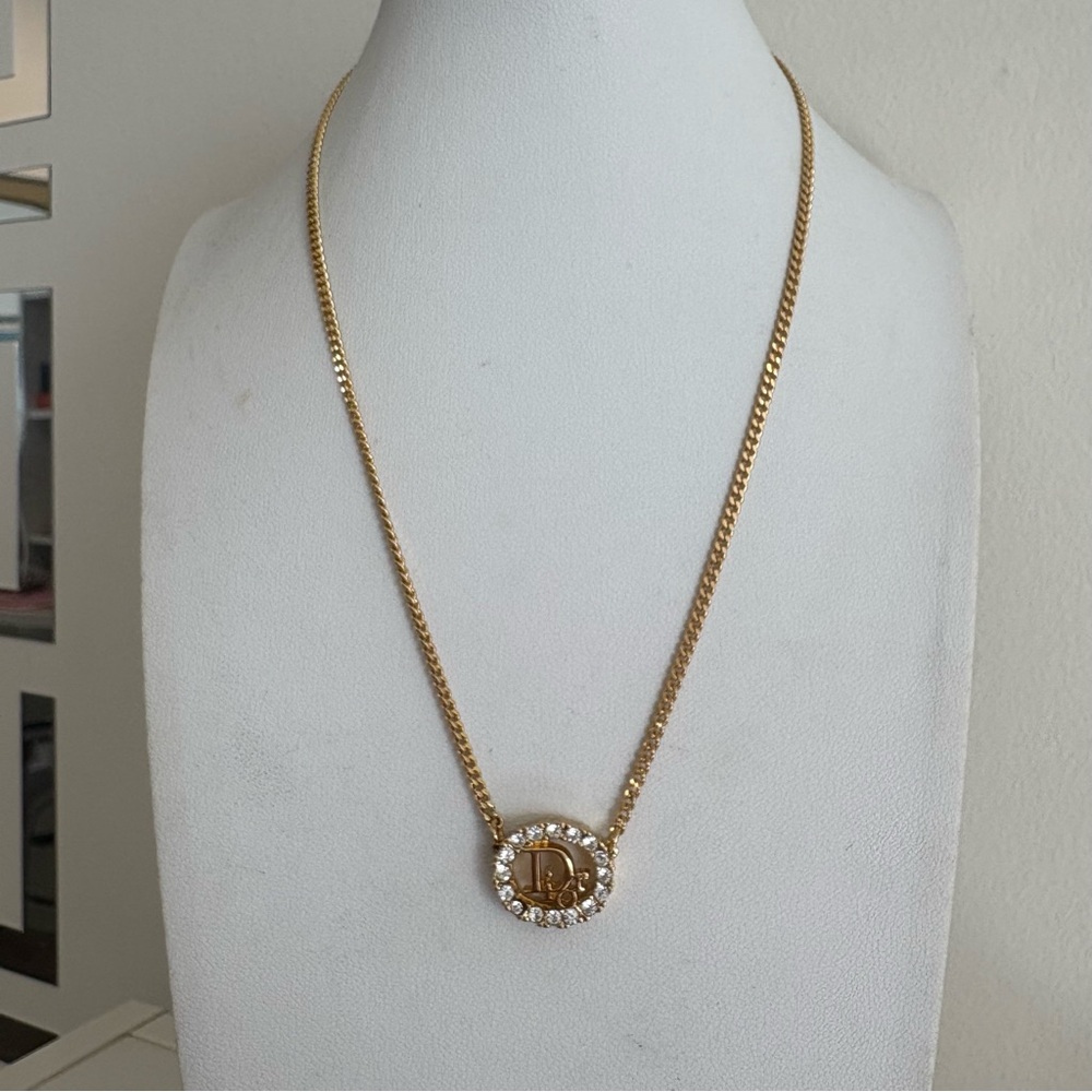 Dior Gold Necklace /w Original Box - Picture 13 of 13